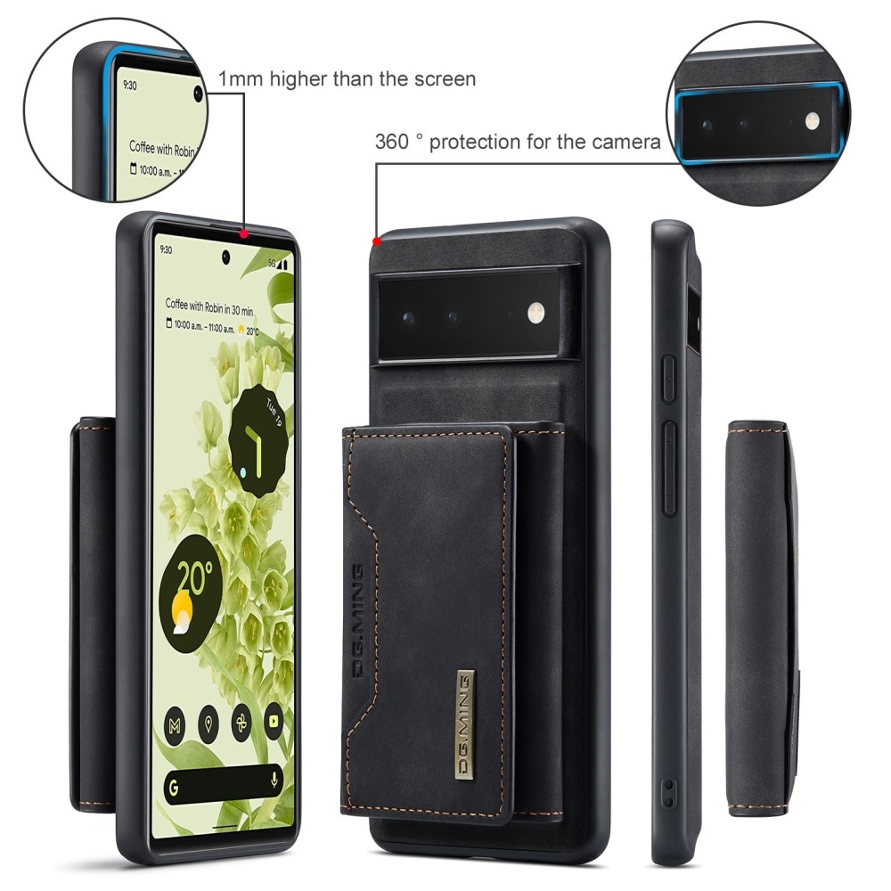 Magnetic Card Slot Case Google Pixel 6 Svart