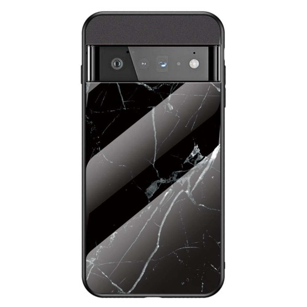 Skal Härdat Glas Google Pixel 7 svart marmor