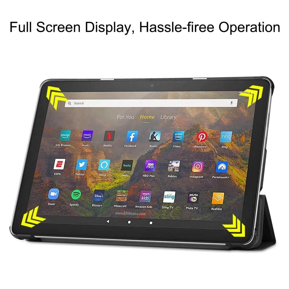 Fodral Tri-fold Amazon Fire HD 10 (2021) svart