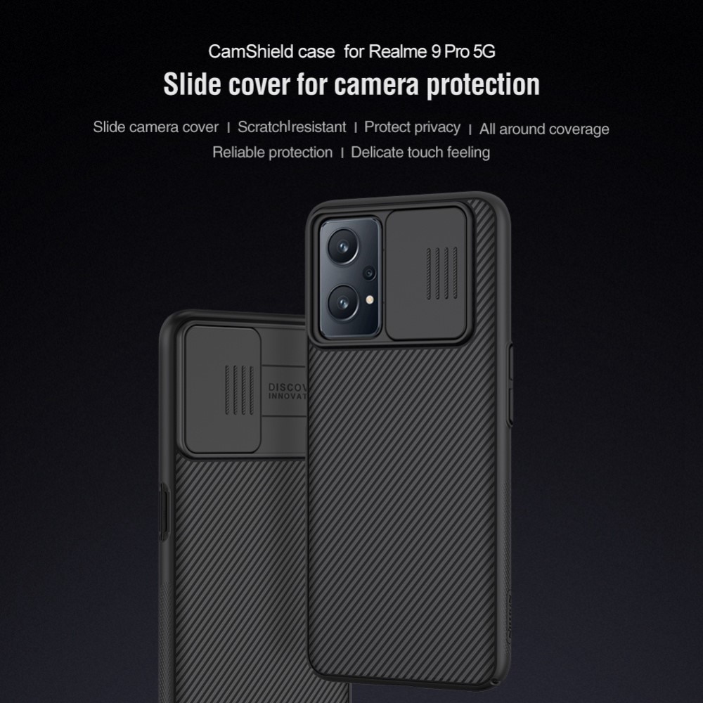 CamShield Skal Realme 9 Pro/OnePlus Nord CE 2 Lite 5G svart