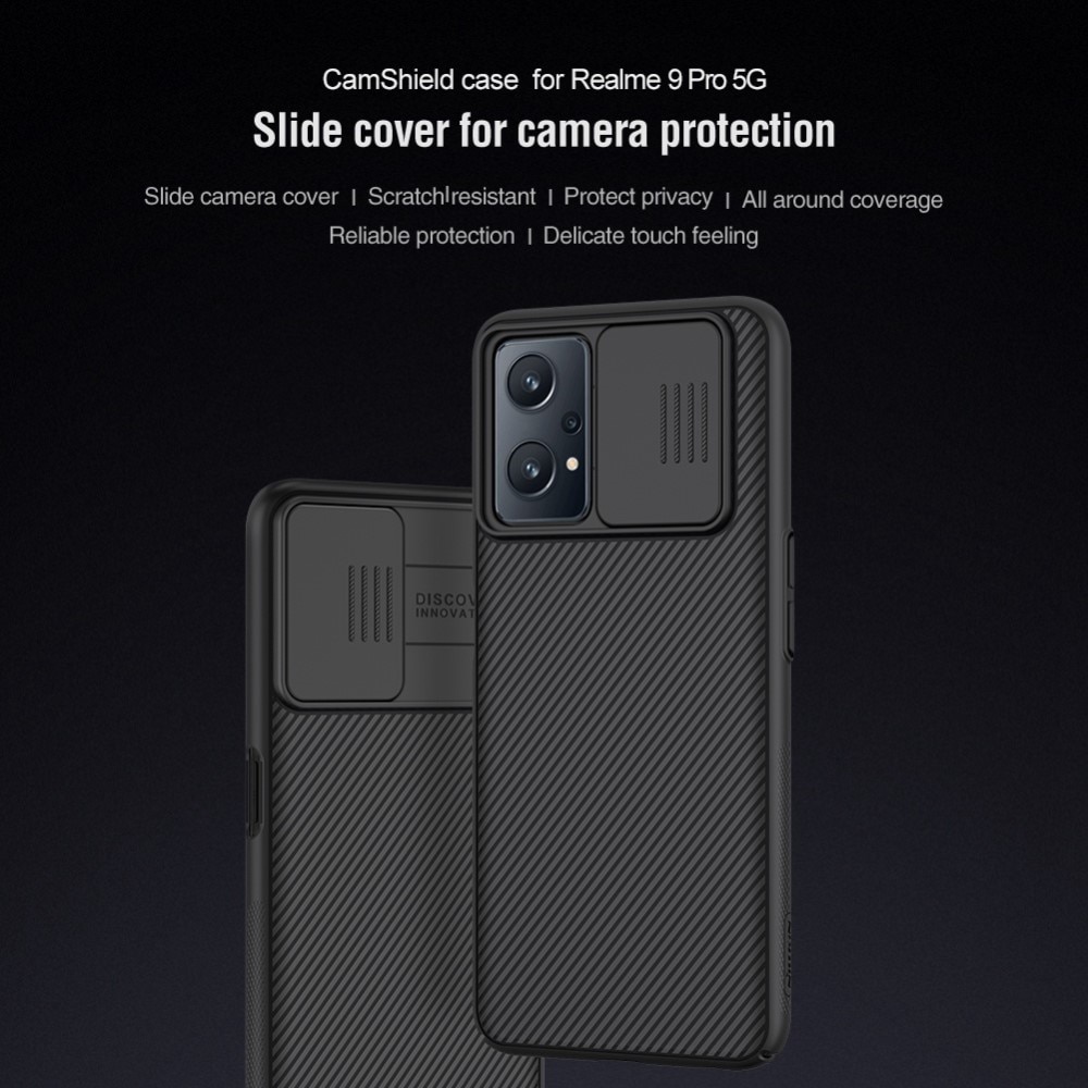 CamShield Skal OnePlus/Realme OnePlus Nord CE 2 Lite 5G/9 Pro Svart