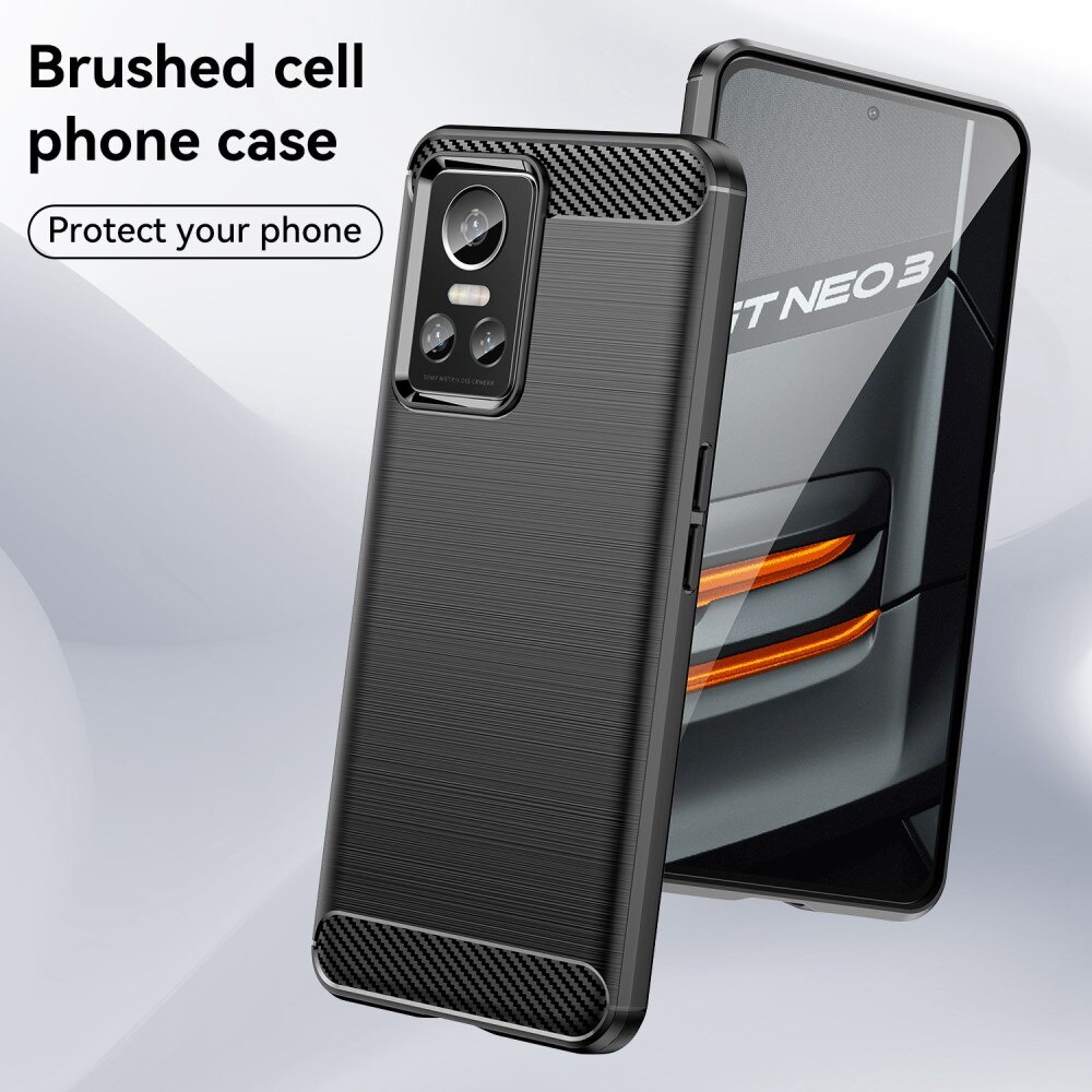 Realme GT Neo 3 Skal TPU Brushed Svart