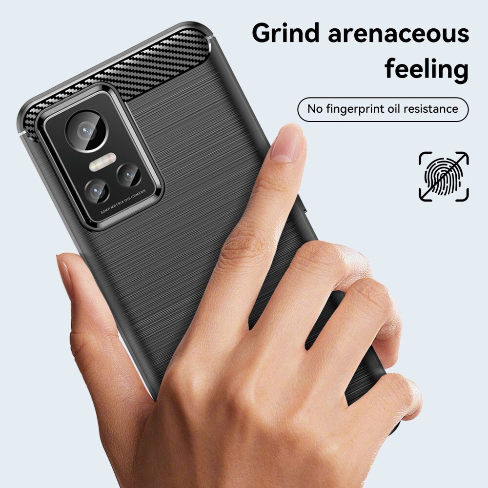 Realme GT Neo 3 Skal TPU Brushed Svart