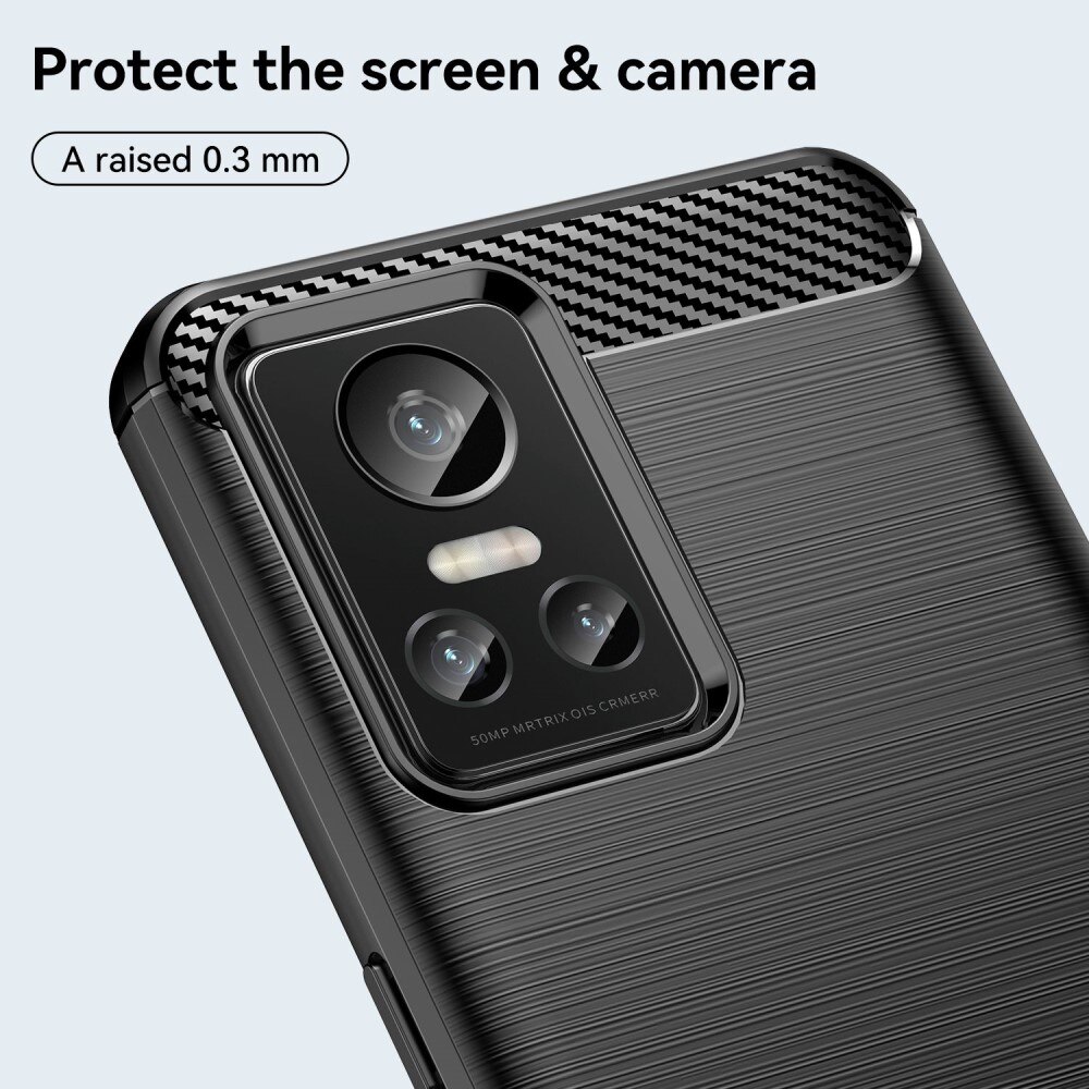 Realme GT Neo 3 Skal TPU Brushed Svart