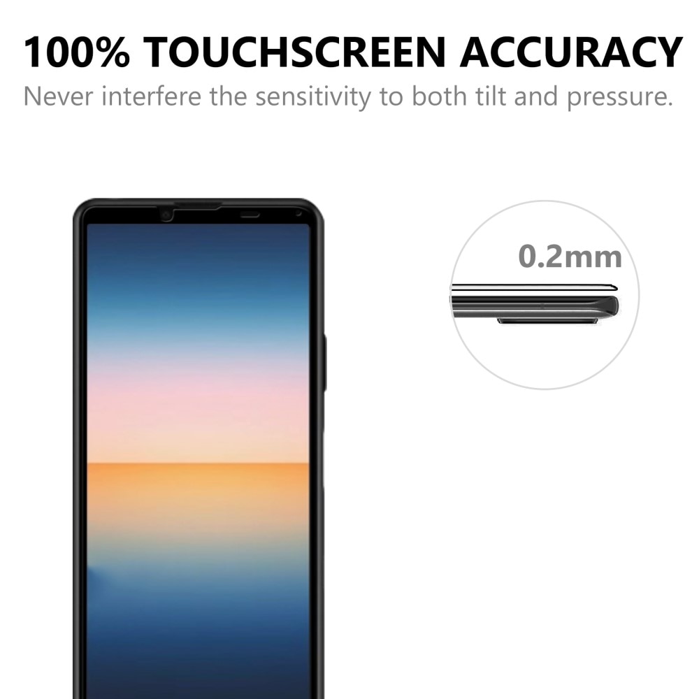 Heltäckande Härdat Glas Skärmskydd Sony Xperia 10 III