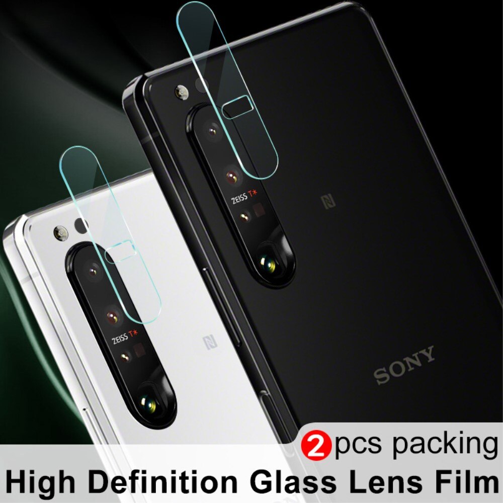 2-pack Härdat Glas Linsskydd Sony Xperia 1 III