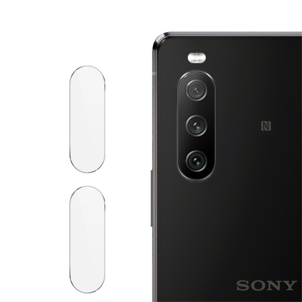 2-pack Härdat Glas Linsskydd Sony Xperia 10 III