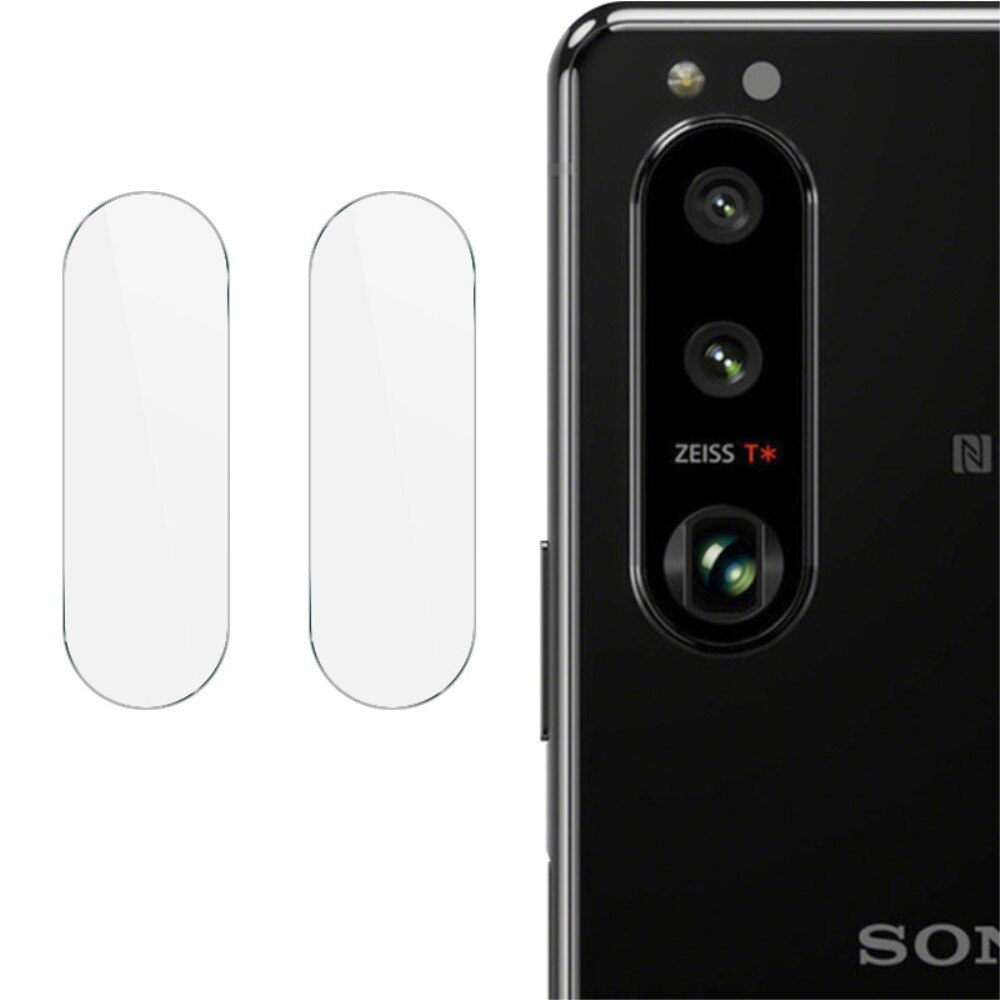 2-pack Härdat Glas Linsskydd Sony Xperia 5 III