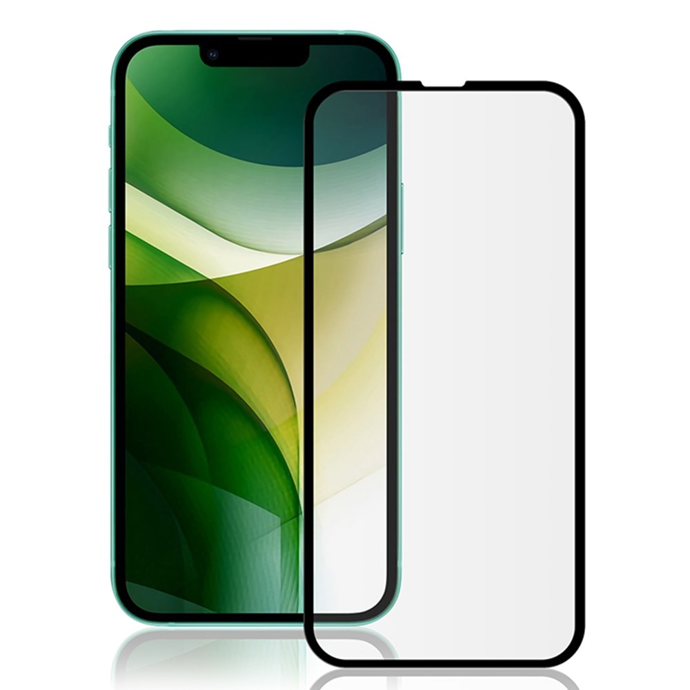 Heltäckande Härdat Glas iPhone 13 Pro Max svart