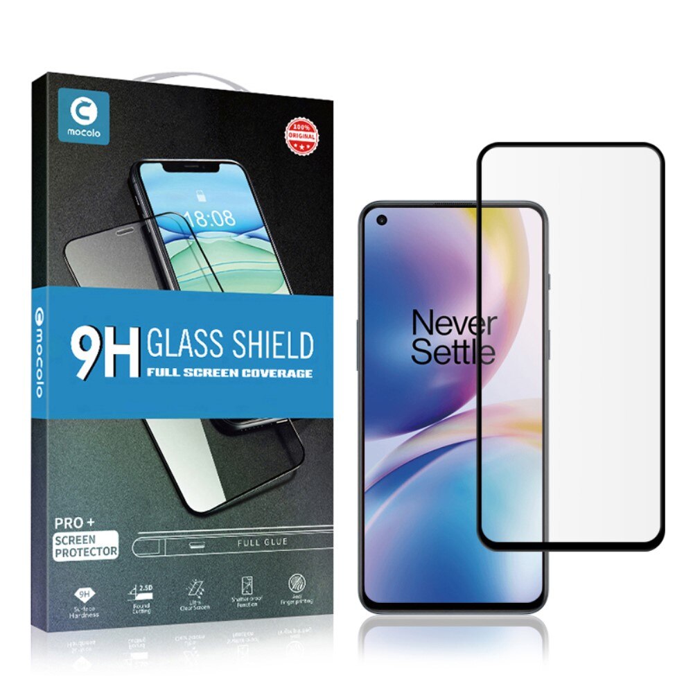 Heltäckande Härdat Glas OnePlus Nord 2 5G svart