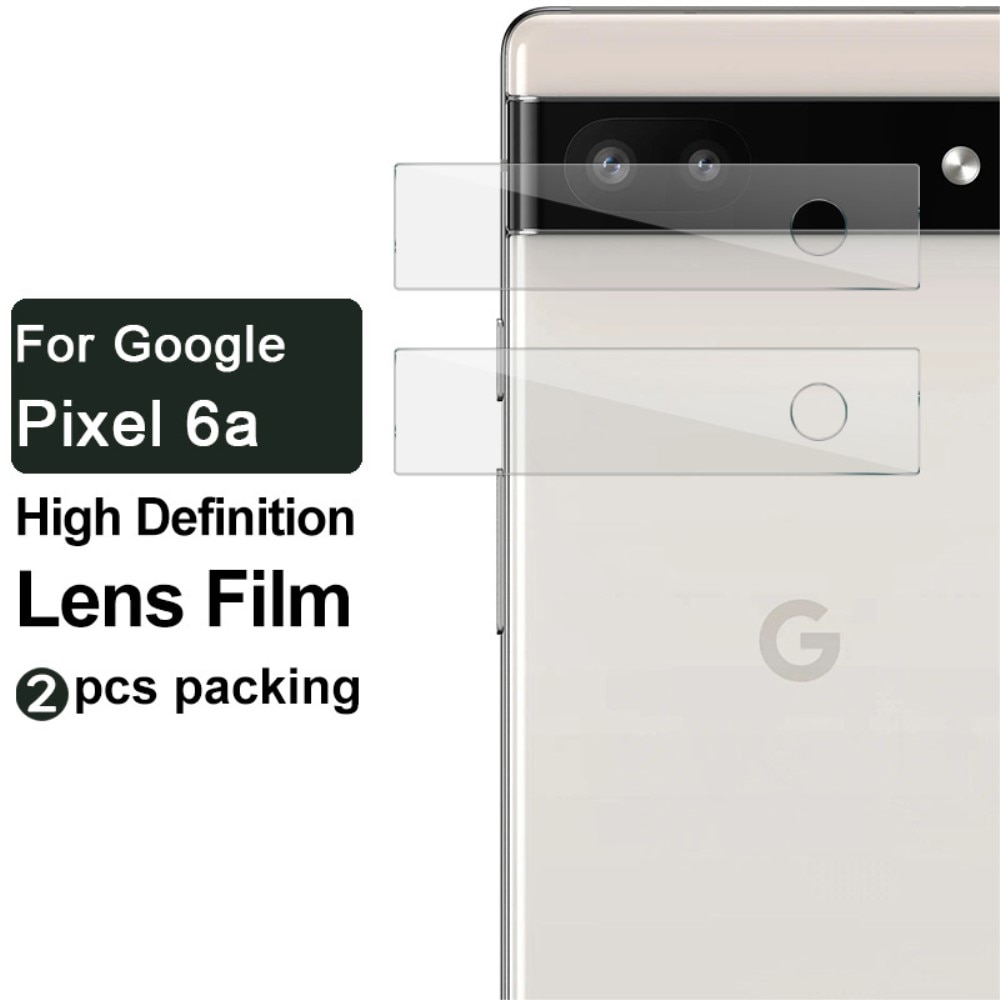 Härdat Glas Linsskydd Google Pixel 6a (2-pack)