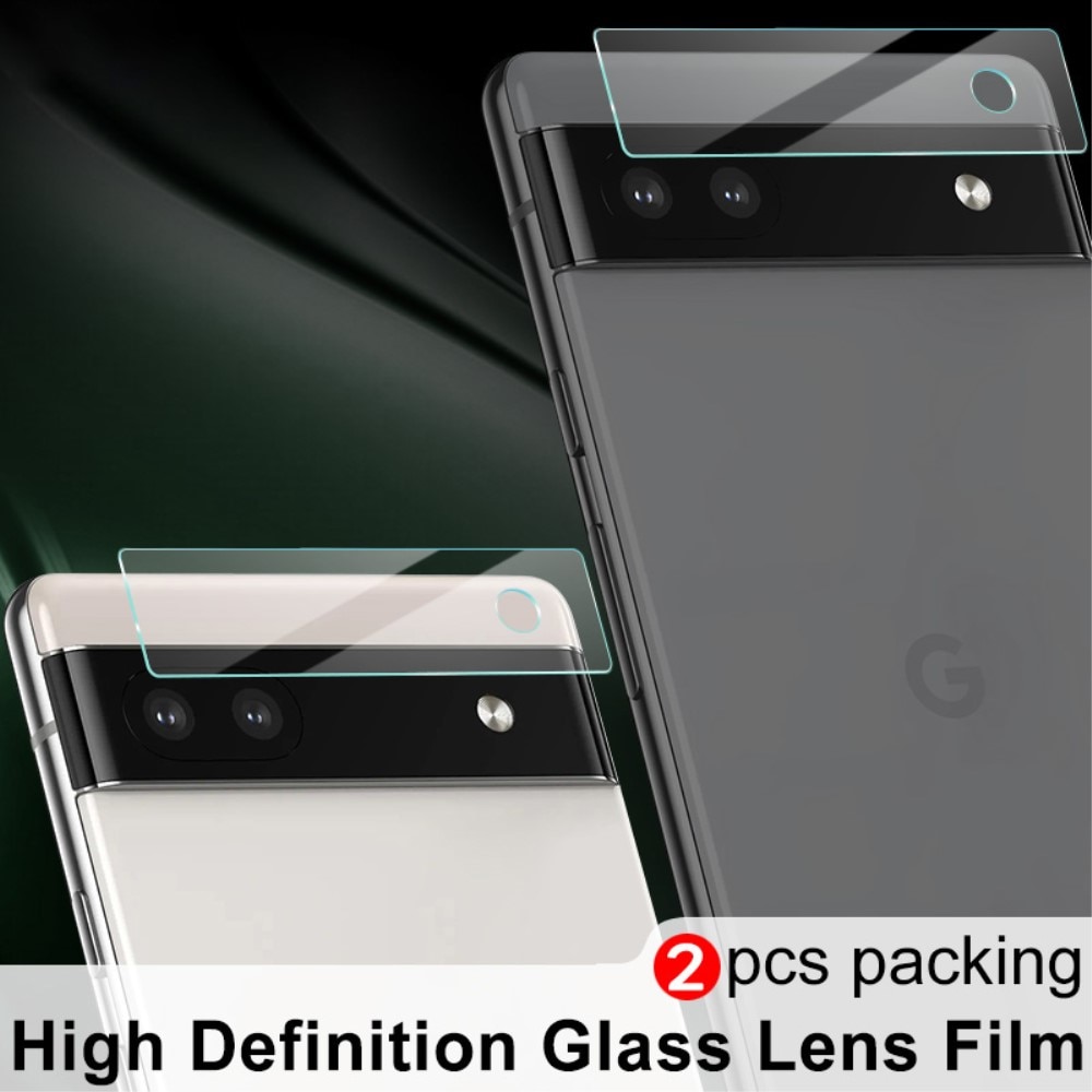 Härdat Glas Linsskydd Google Pixel 6a (2-pack)