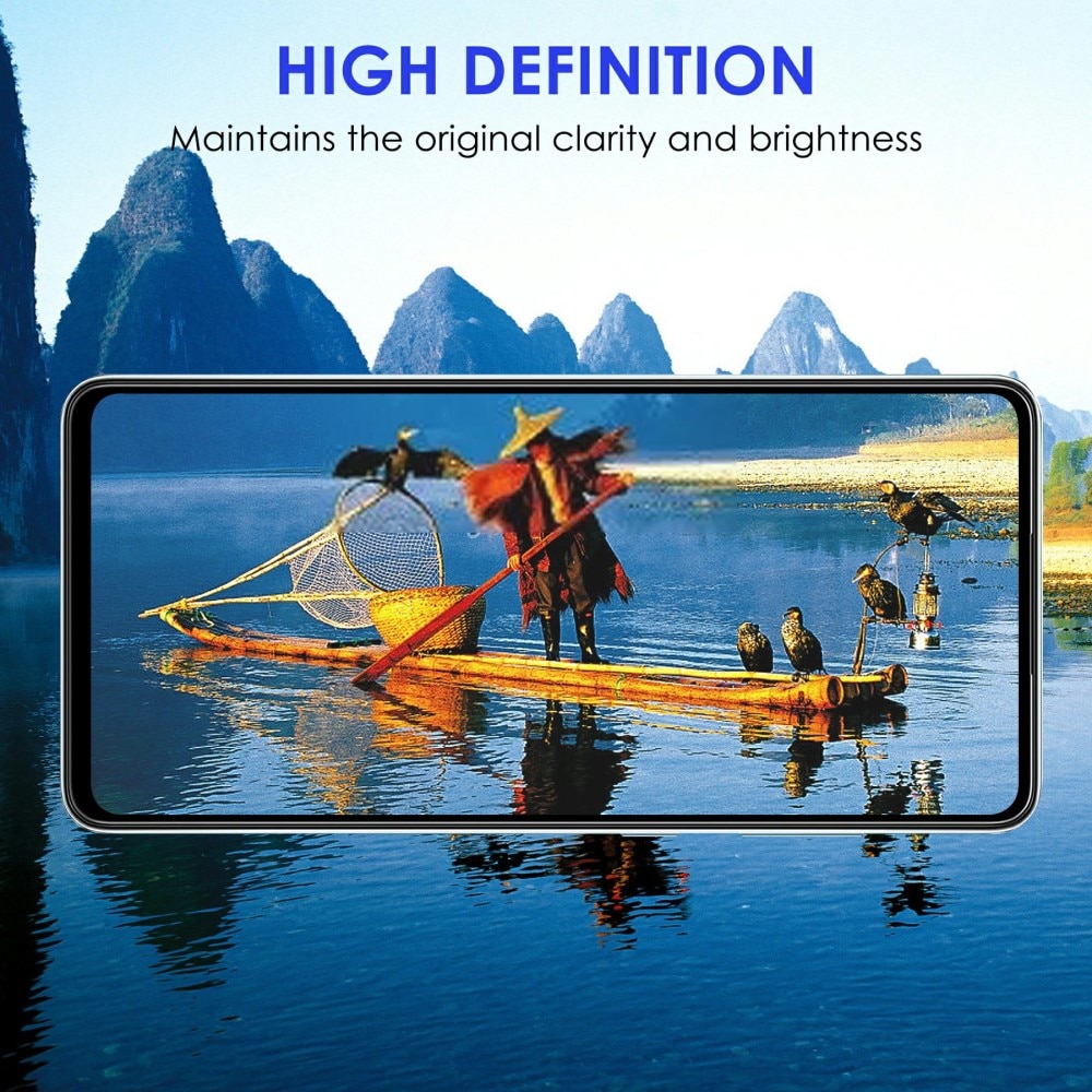 Heltäckande Härdat Glas Skärmskydd Samsung Galaxy A73 5G