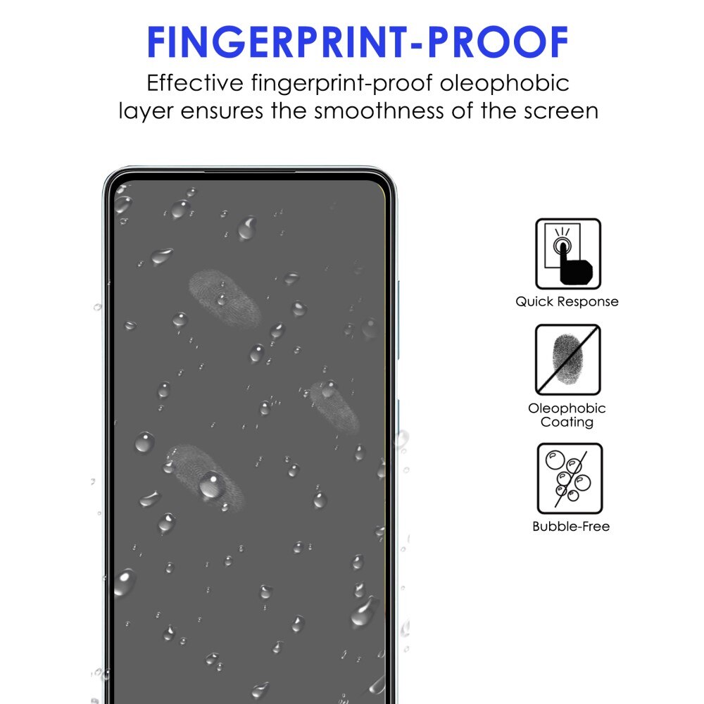 Heltäckande Härdat Glas Skärmskydd Samsung Galaxy A53