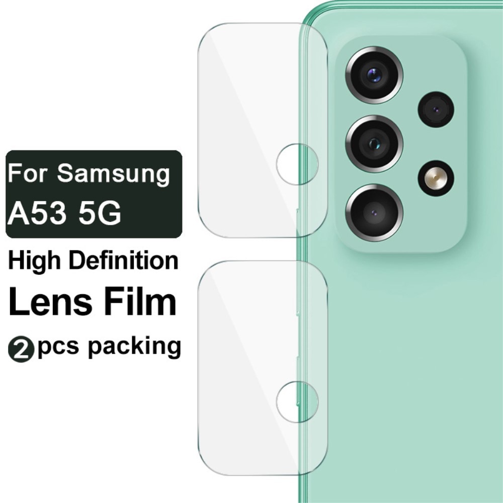 2-pack Härdat Glas Linsskydd Samsung Galaxy A33/A53/A73