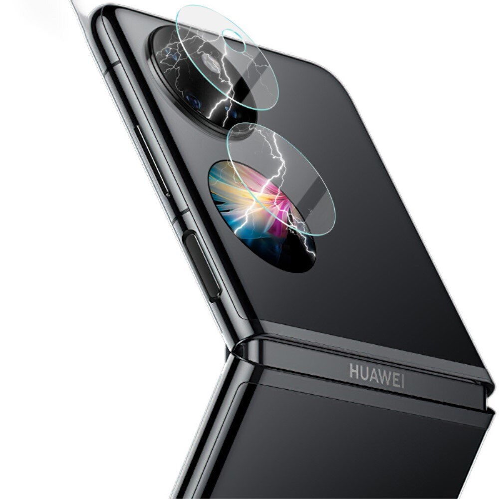 Härdat Glas 0.2mm Linsskydd Huawei Pocket S/P50 Pocket Genomskinlig