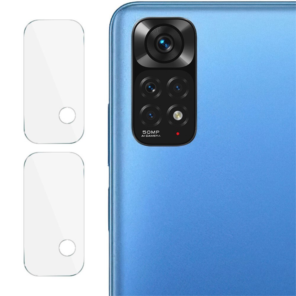 2-pack Härdat Glas Linsskydd Xiaomi Redmi Note 11