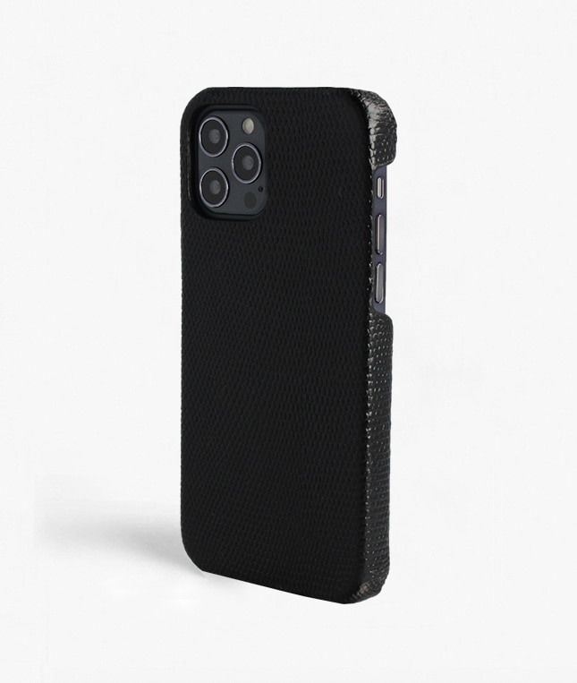 Skal iPhone 12/iPhone 12 Pro Lizard Svart