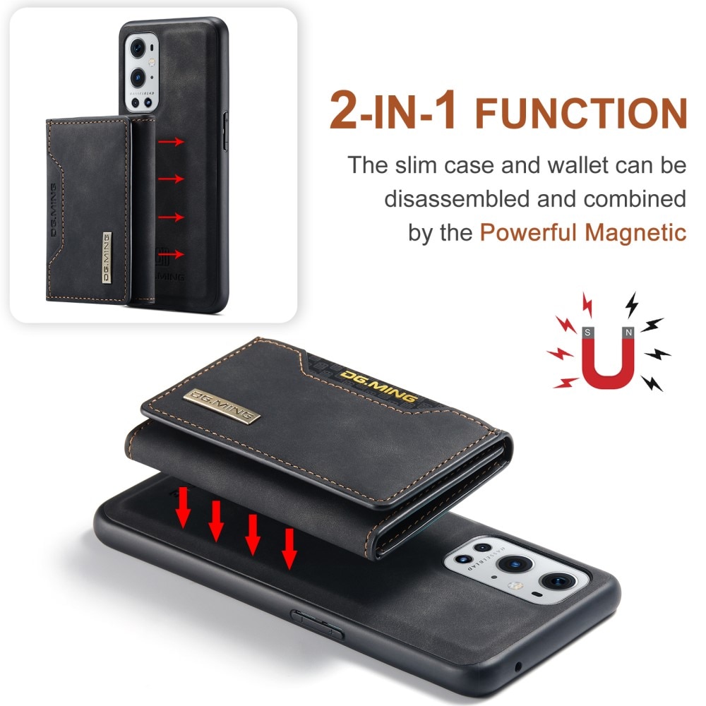 Magnetic Card Slot Case OnePlus 9 Pro Black