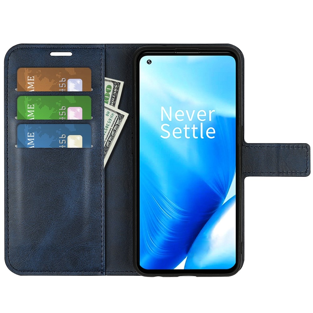 Leather Wallet OnePlus Nord N20 Blue