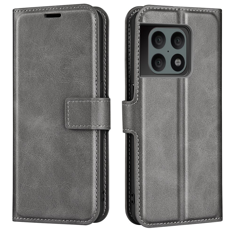Leather Wallet OnePlus 10 Pro Grey