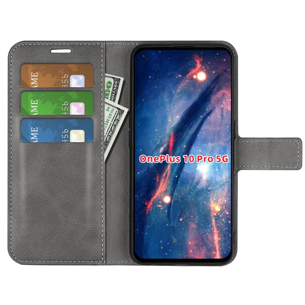 Leather Wallet OnePlus 10 Pro Grey