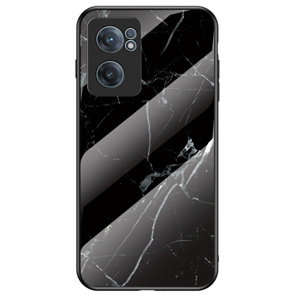 Skal Härdat Glas OnePlus Nord CE 2 5G svart marmor