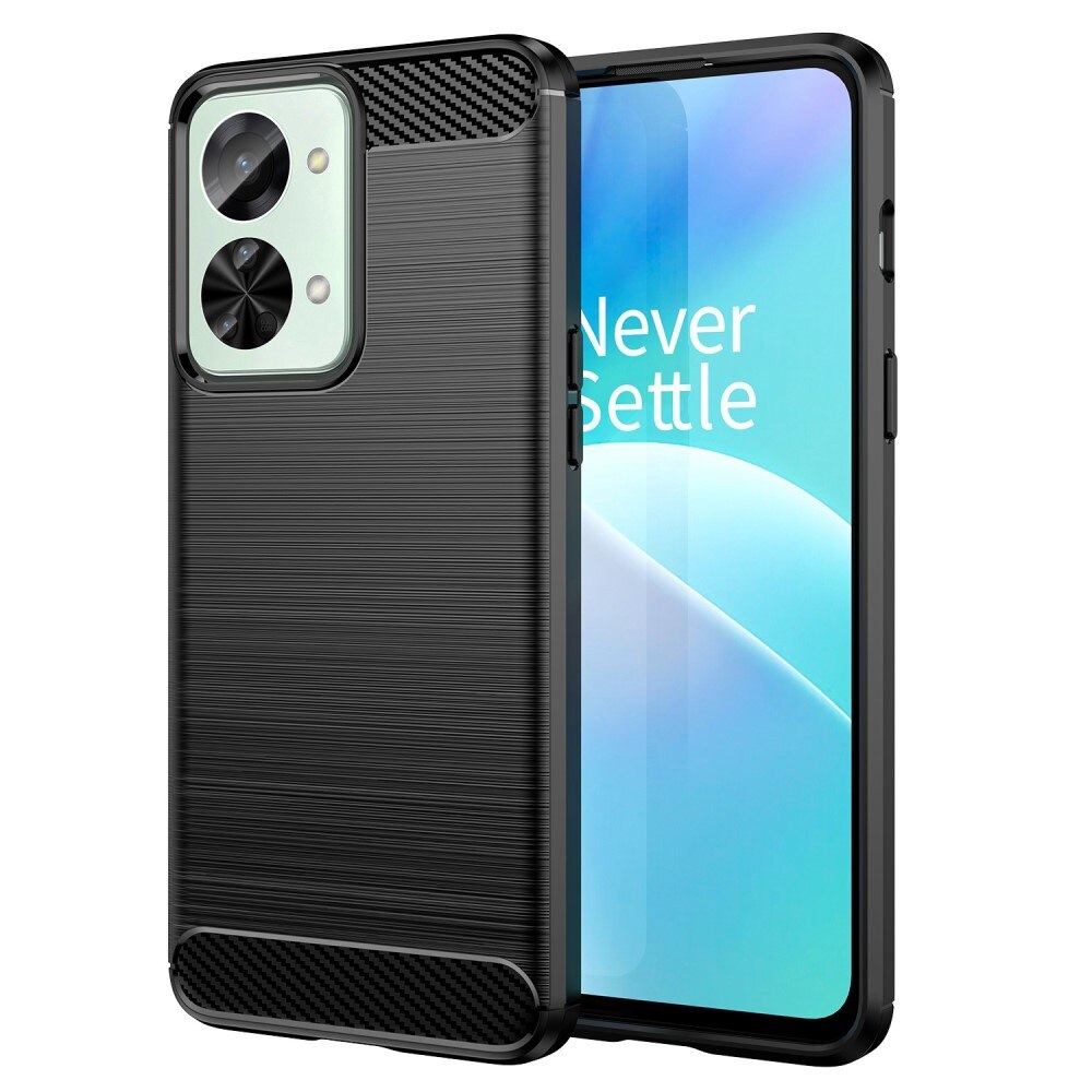  Oneplus Nord 2T 5G Skal TPU Brushed Svart