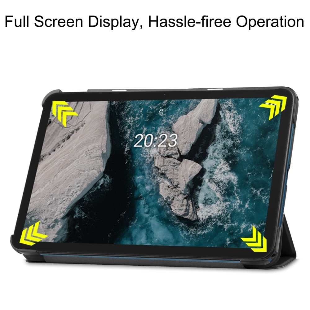 Fodral Tri-fold  Nokia T20 Svart