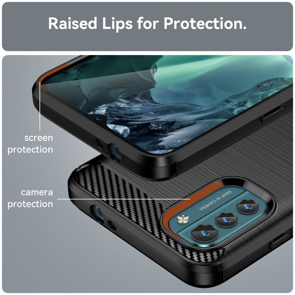  Nokia G11/Nokia G21 Skal TPU Brushed Svart