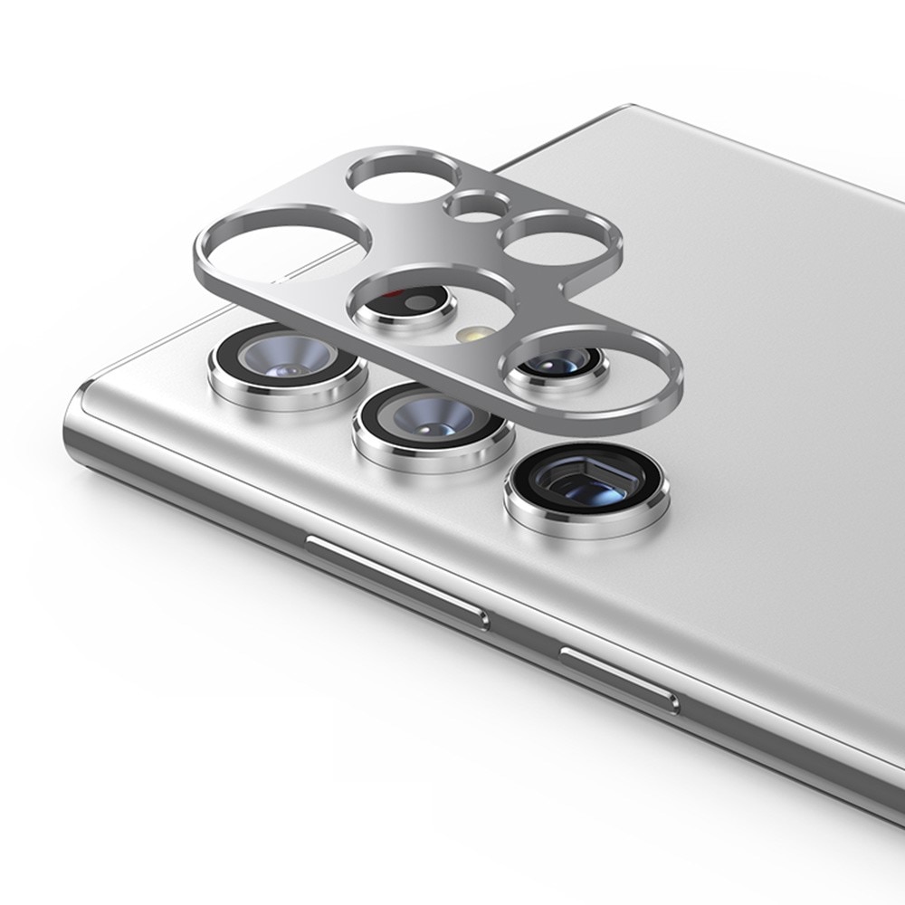 Kameraskydd Aluminium Samsung Galaxy S22 Ultra silver