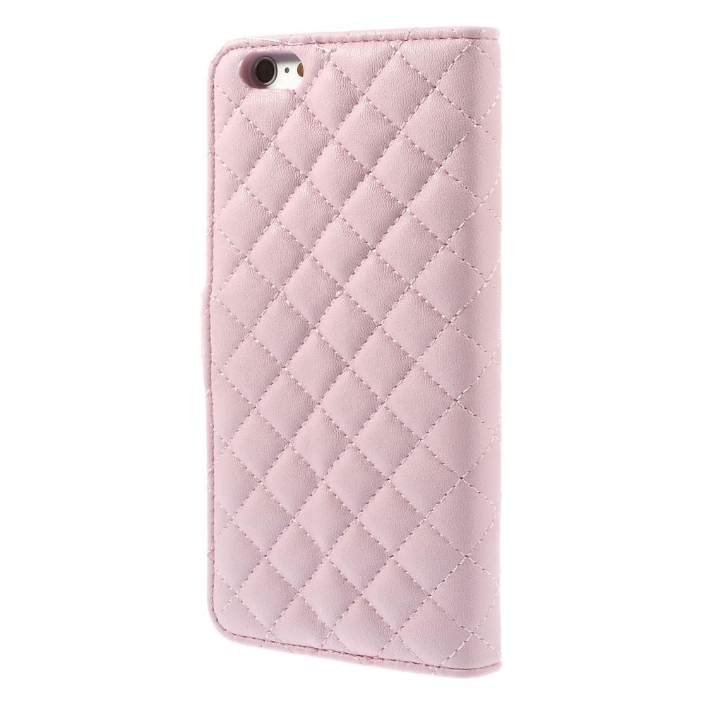 Plånboksfodral iPhone 6 Plus/6S Plus Quilted rosa