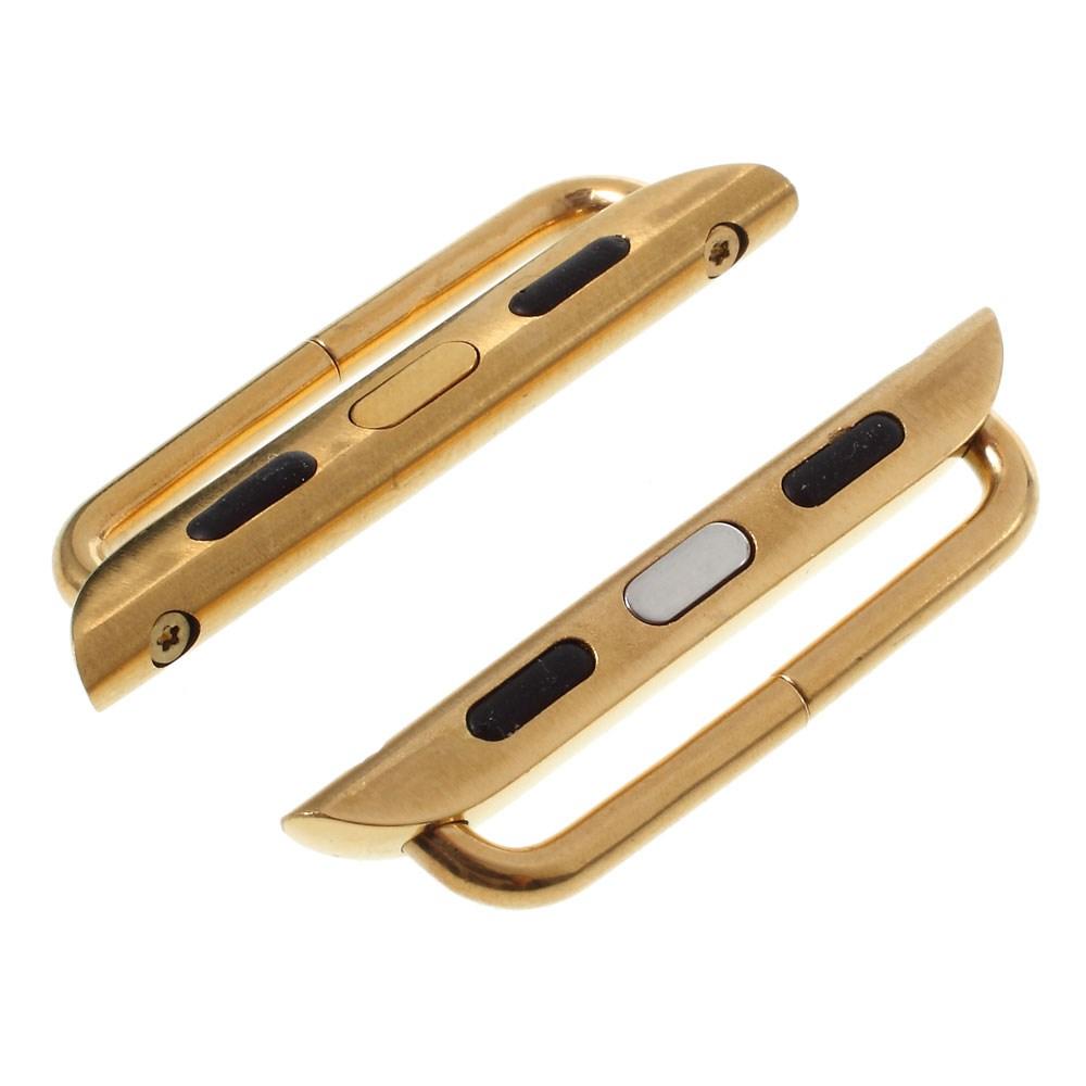 Fästen till Armband - Apple Watch 42/44/45 mm - guld