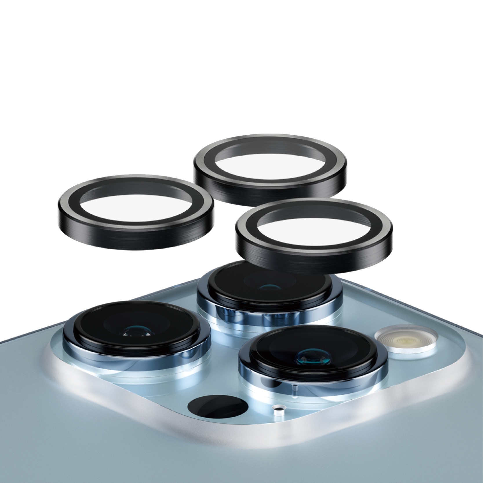 iPhone 13 Pro Hoops Camera Lens Protector Black