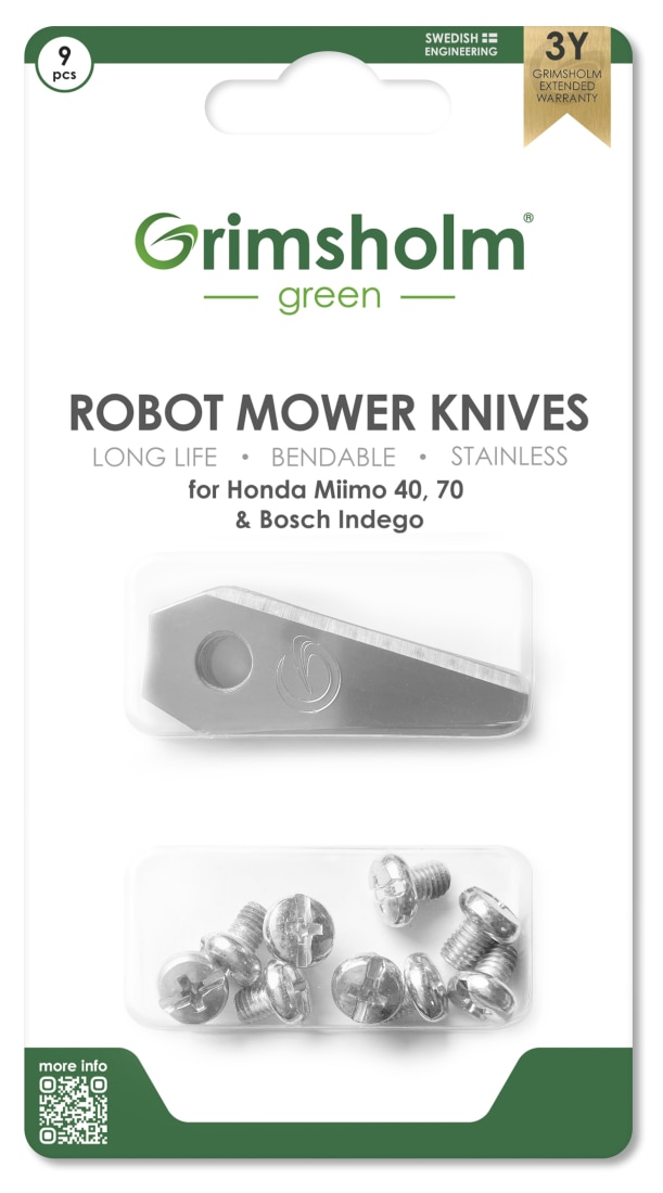 9-pack Knivar till Honda HRM 70 Live