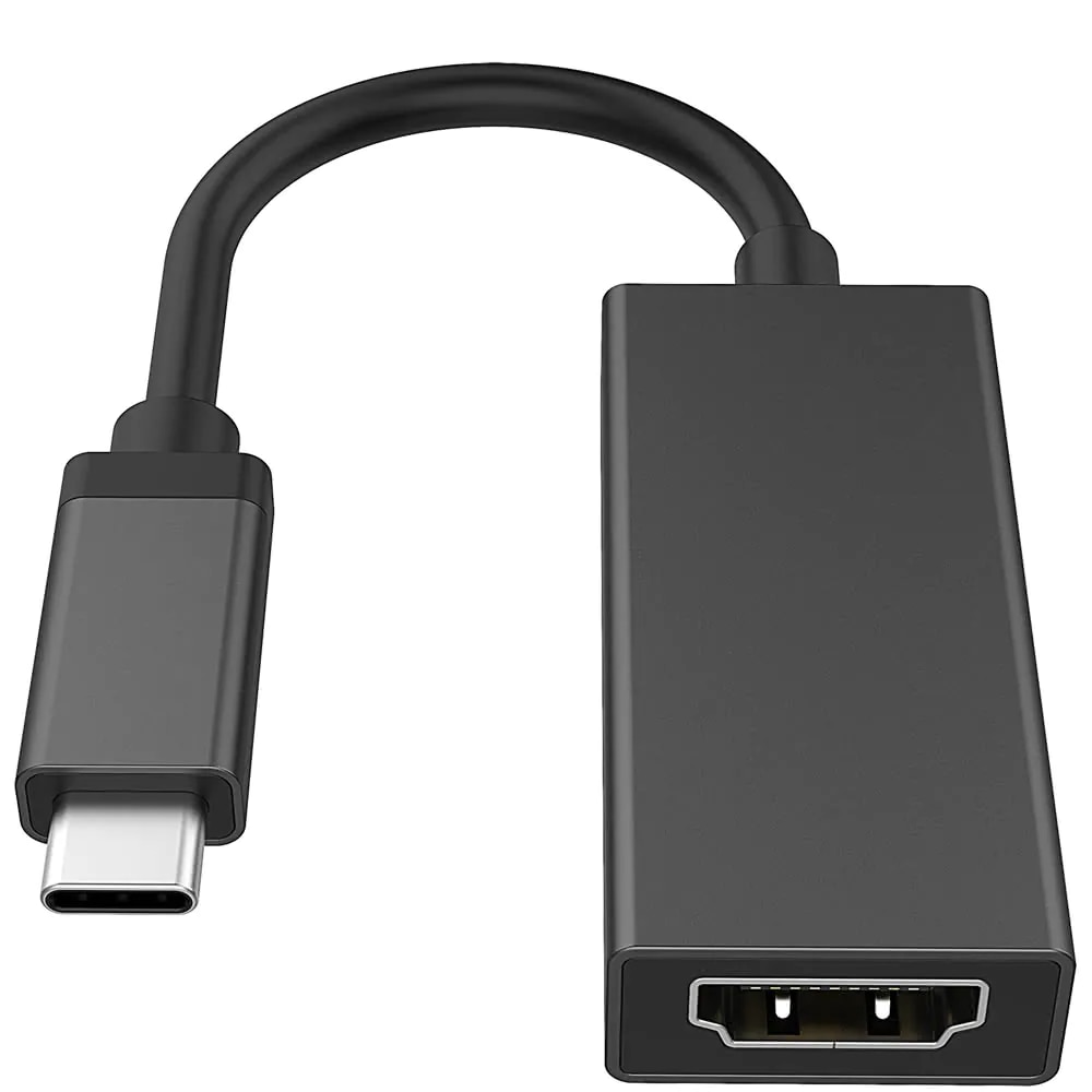 Display Adapter USB-C till HDMI 10cm Svart