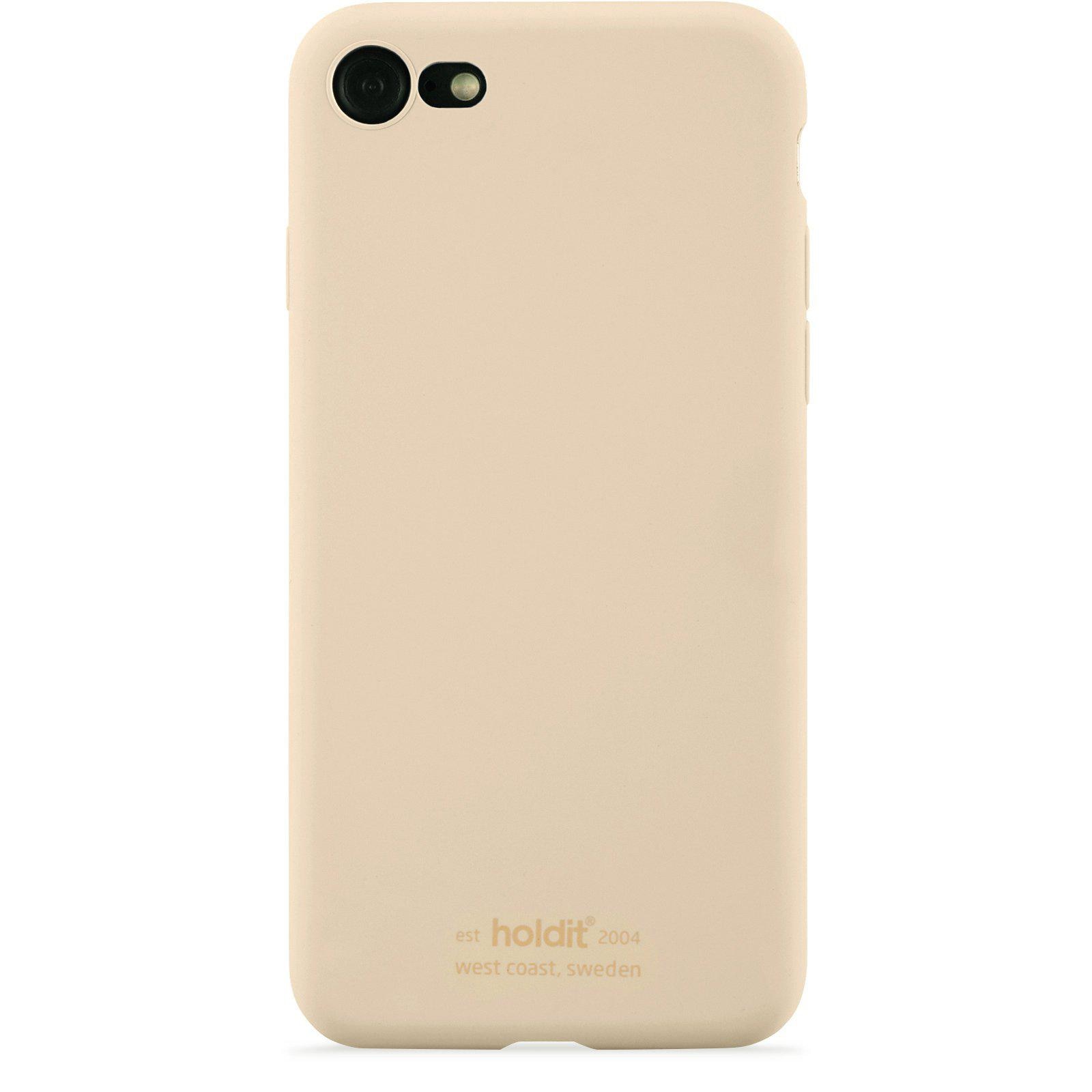 Silikonskal iPhone SE (2022) Beige