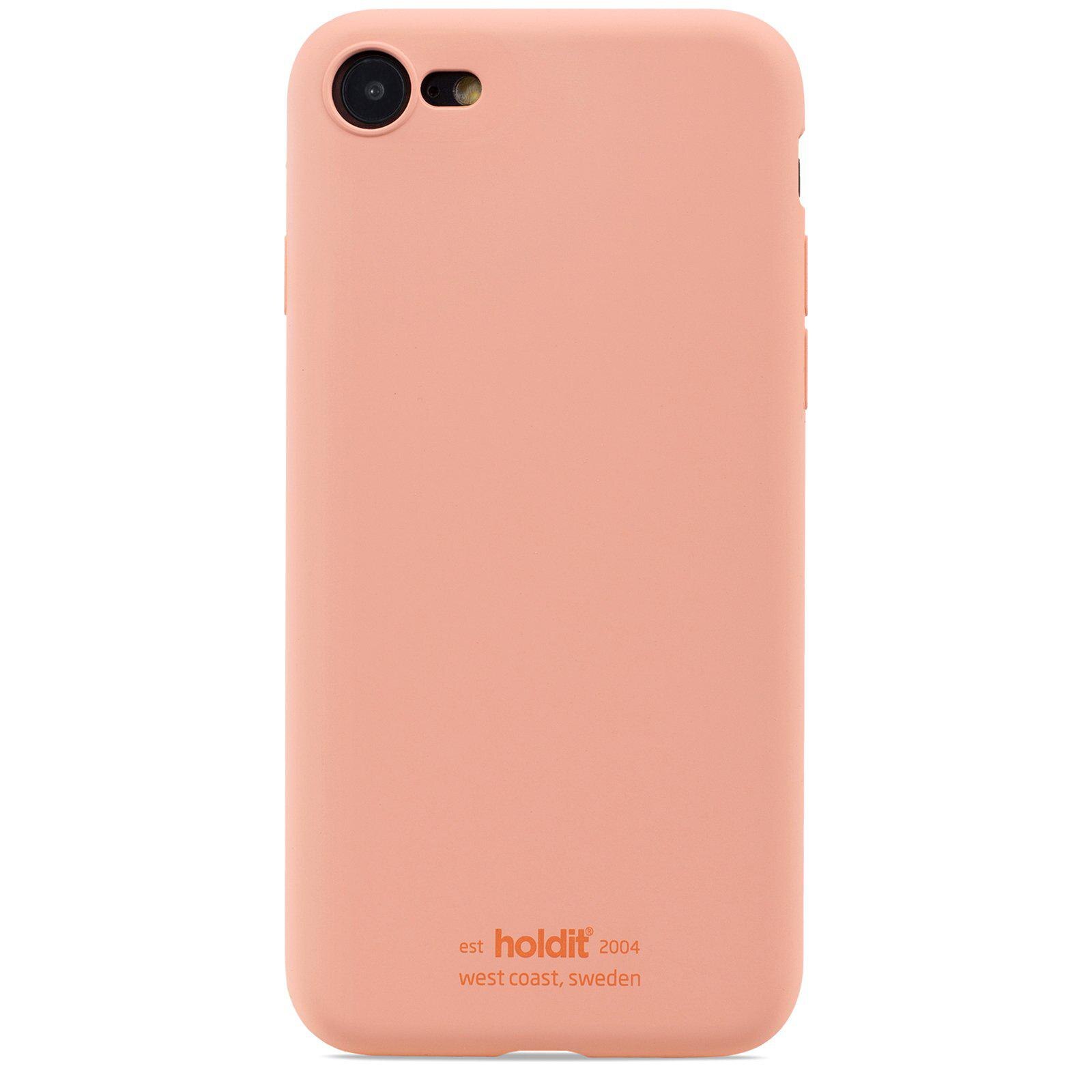 Silikonskal iPhone SE (2020) Pink Peach