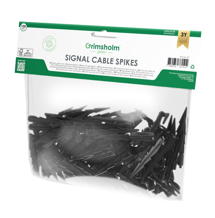 Signalkabelspik för robotgräsklippare (100-Pack)