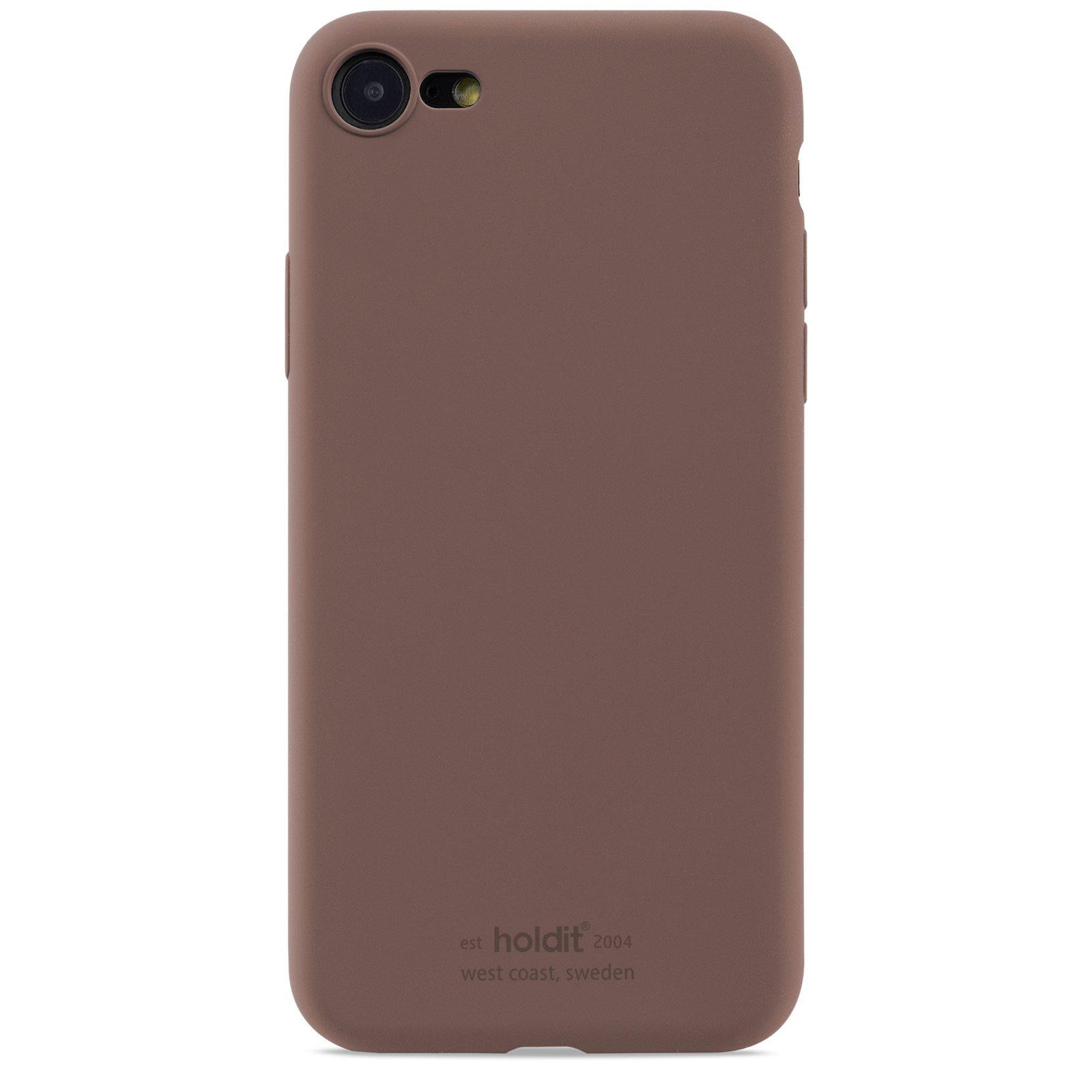 Silikonskal iPhone 7/8/SE Dark Brown