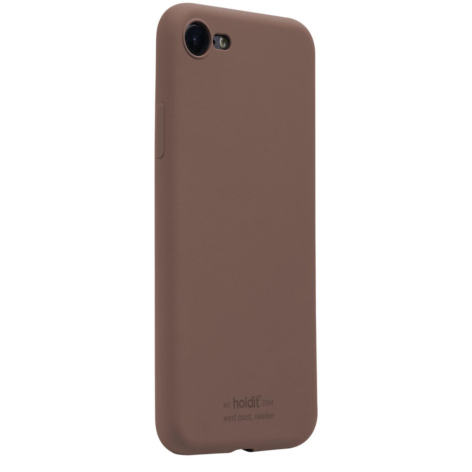 Silikonskal iPhone 7/8/SE Dark Brown