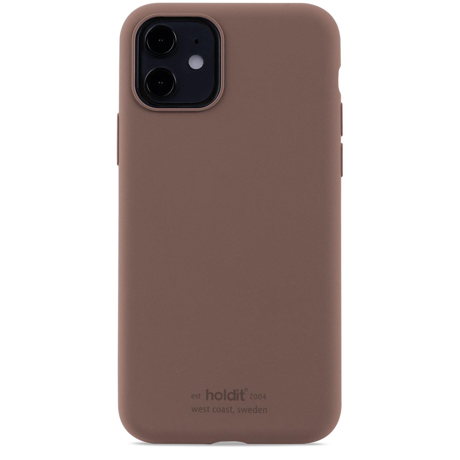 Silikonskal iPhone XR Dark Brown