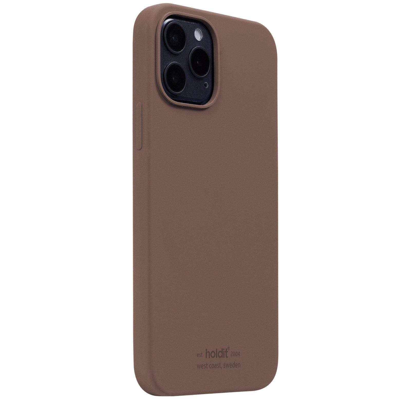 Silikonskal iPhone 12/12 Pro Dark Brown