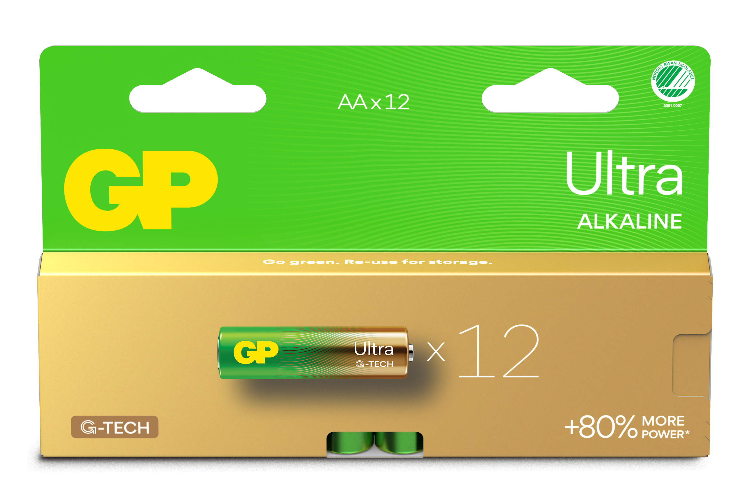 Ultra Alkaline AA-batteri 15AU/LR6 (12-pack)