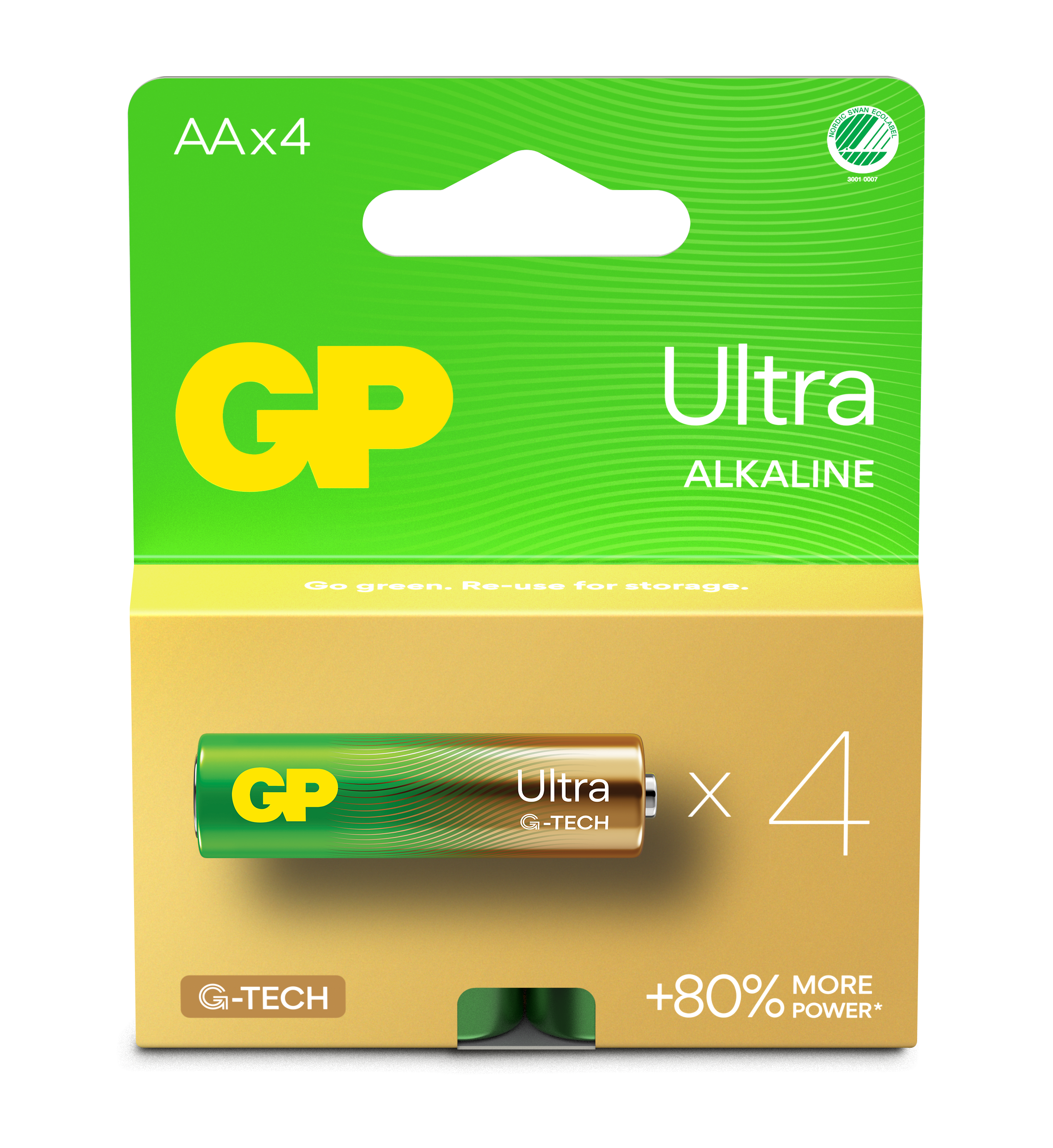 Ultra Alkaline AA-batteri 15AU/LR6 (4-pack)