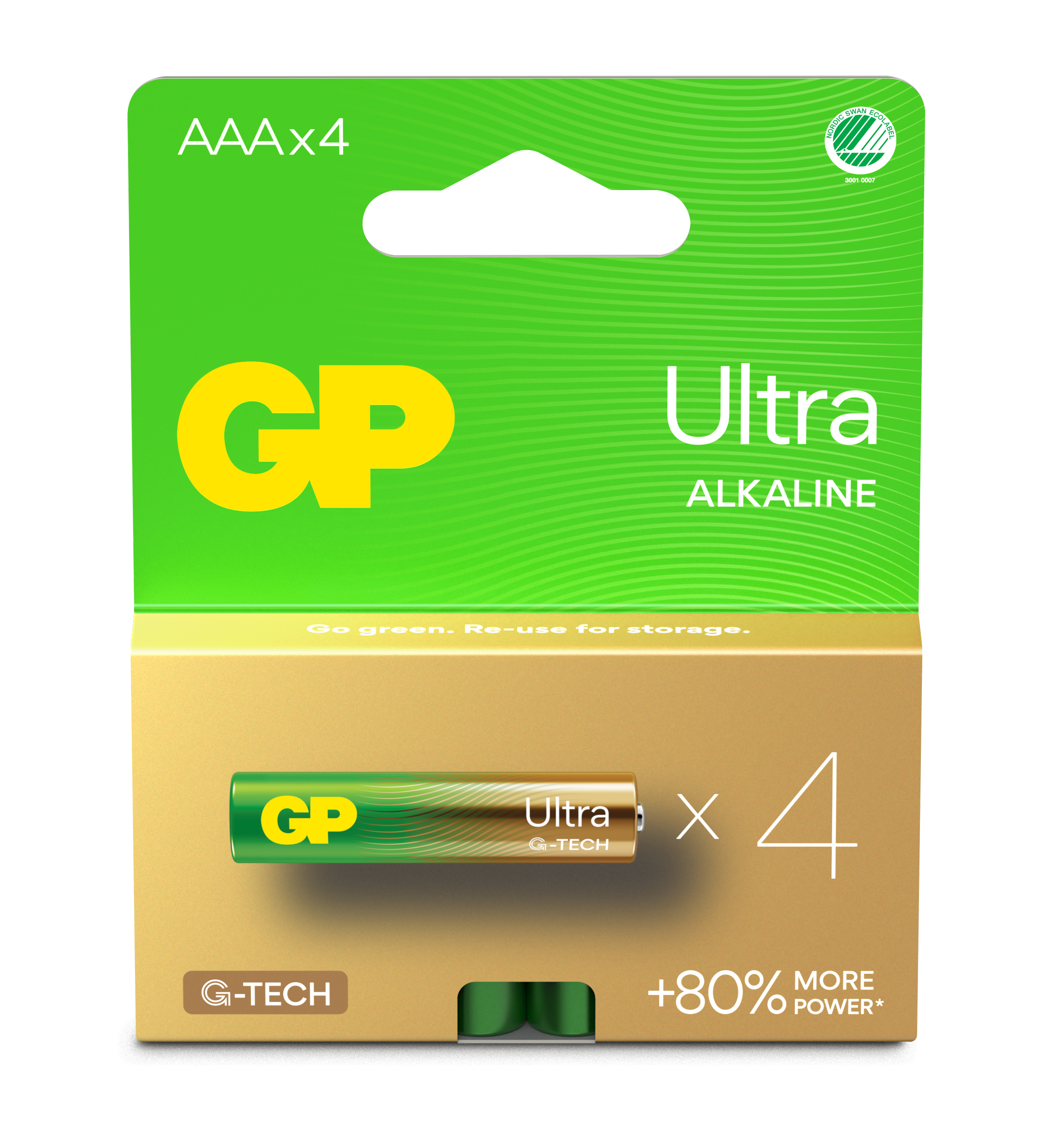 Ultra Alkaline AAA-batteri 24AU/LR03 (4-pack)