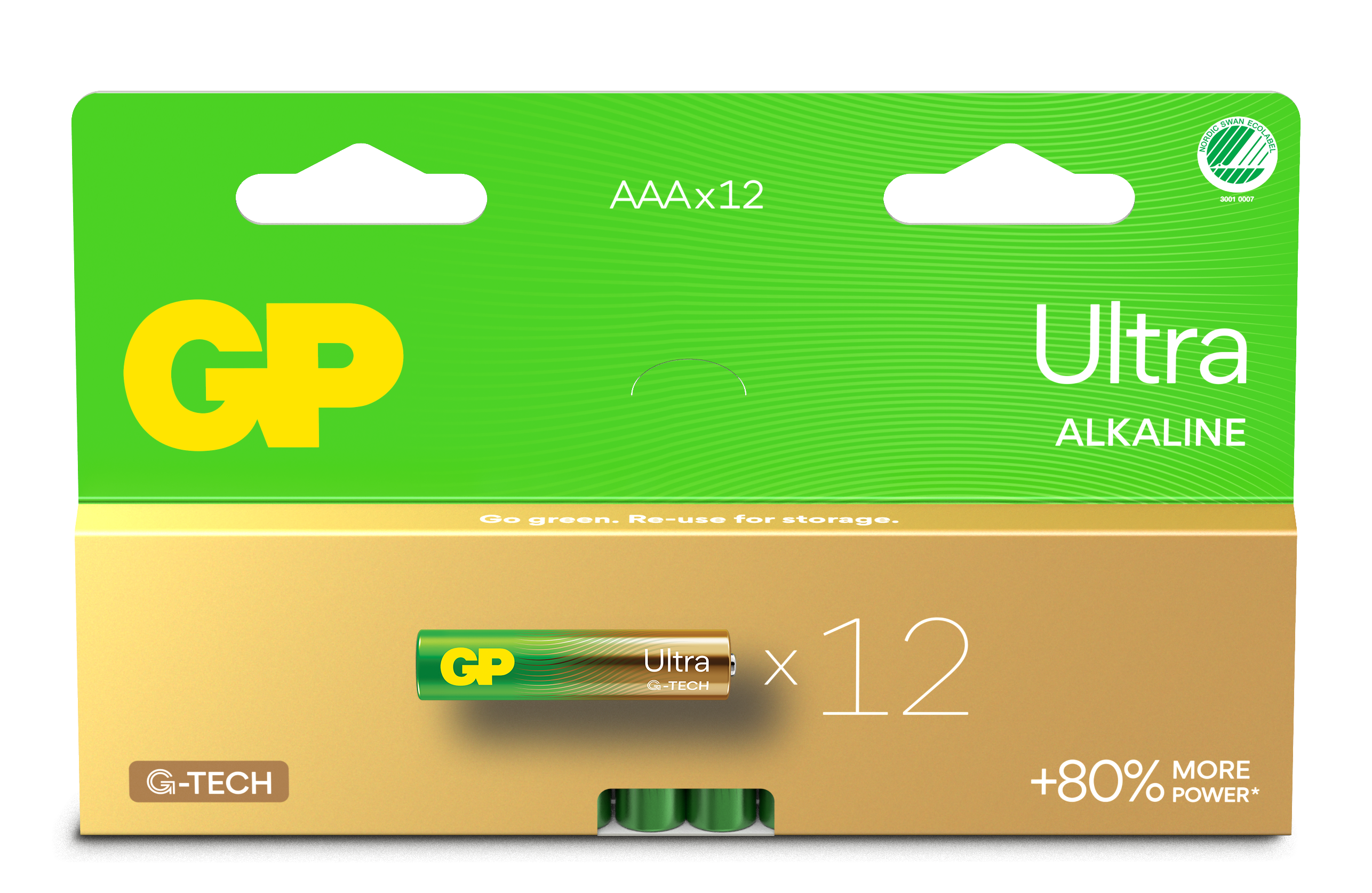 Ultra Alkaline AAA-batteri 24AU/LR03 (12-pack)