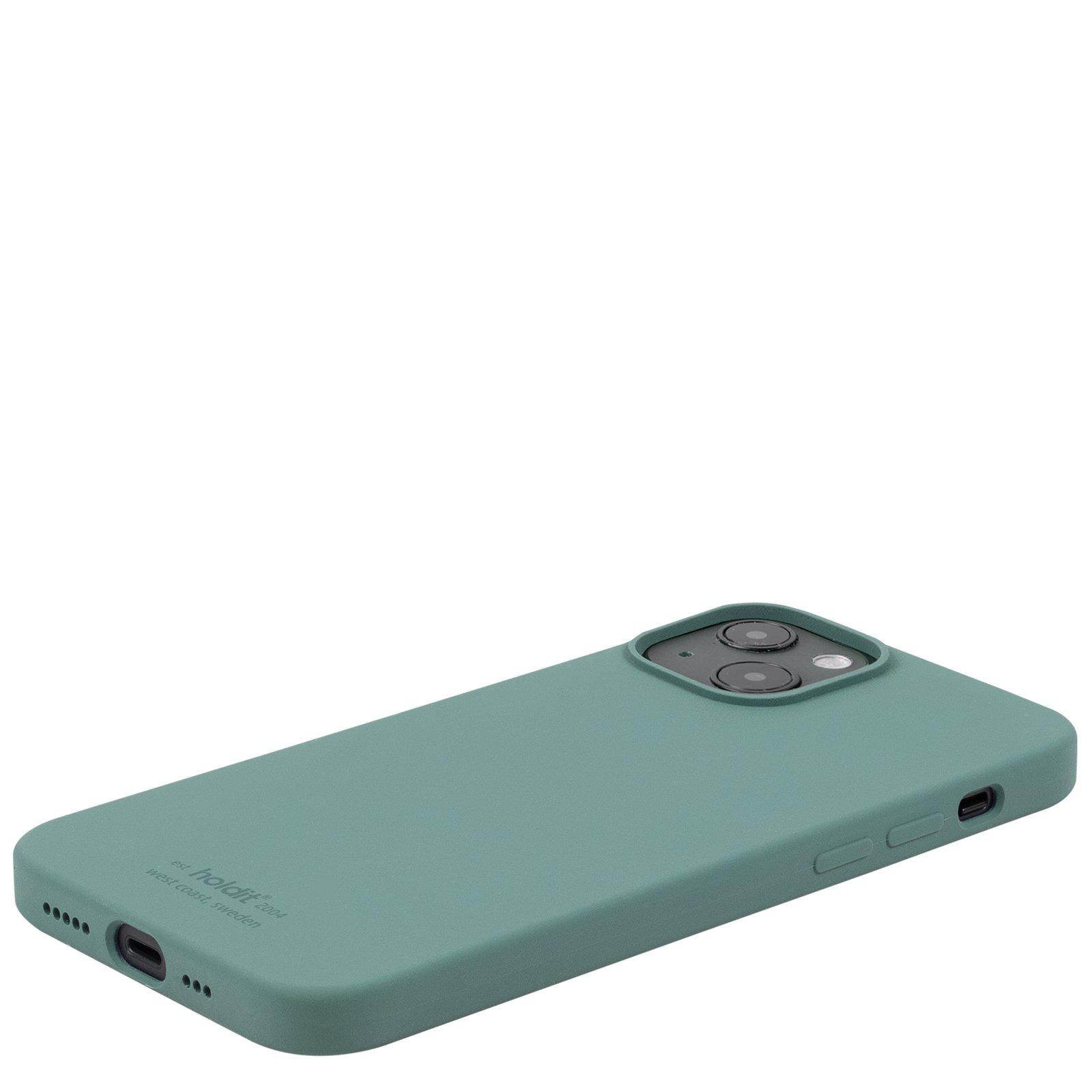 Silikonskal iPhone 14 Moss Green