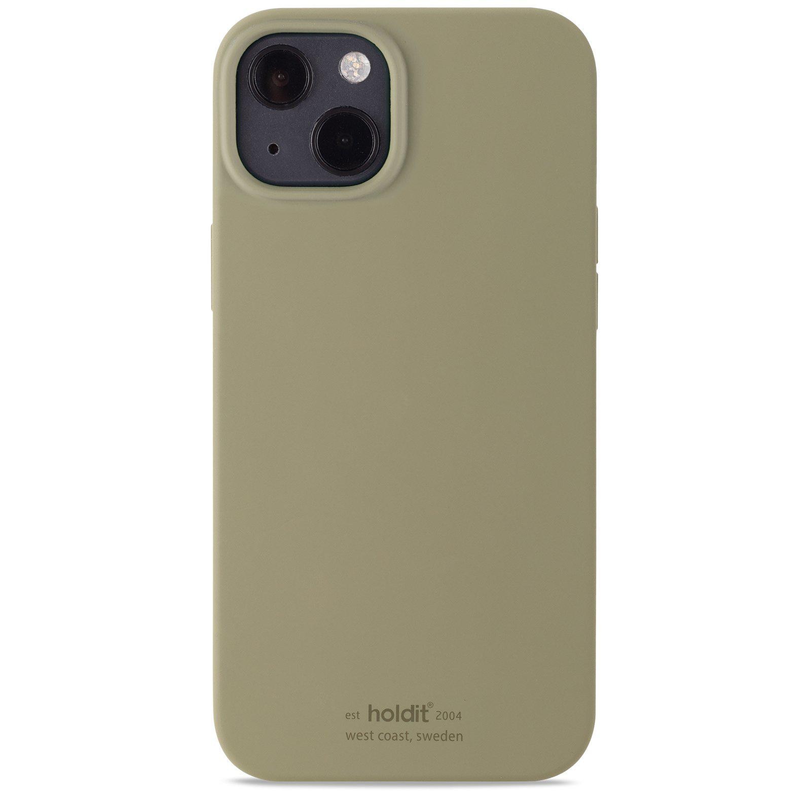 Silikonskal iPhone 13 Khaki Green