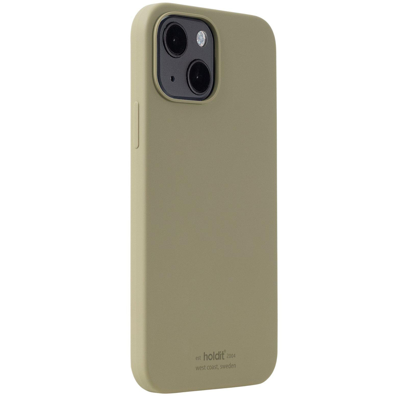 Silikonskal iPhone 13 Khaki Green